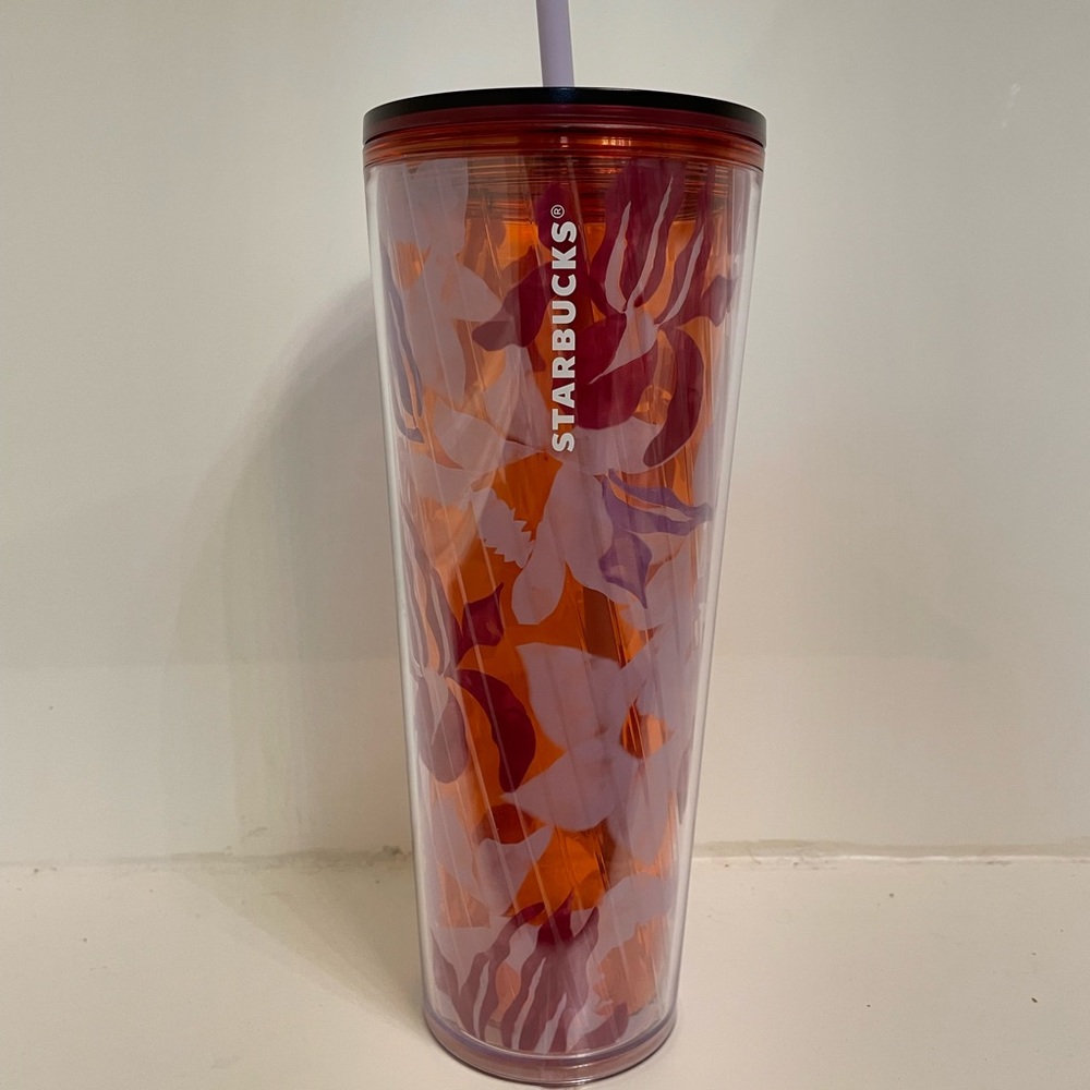 Starbucks Venti Floral Tumbler